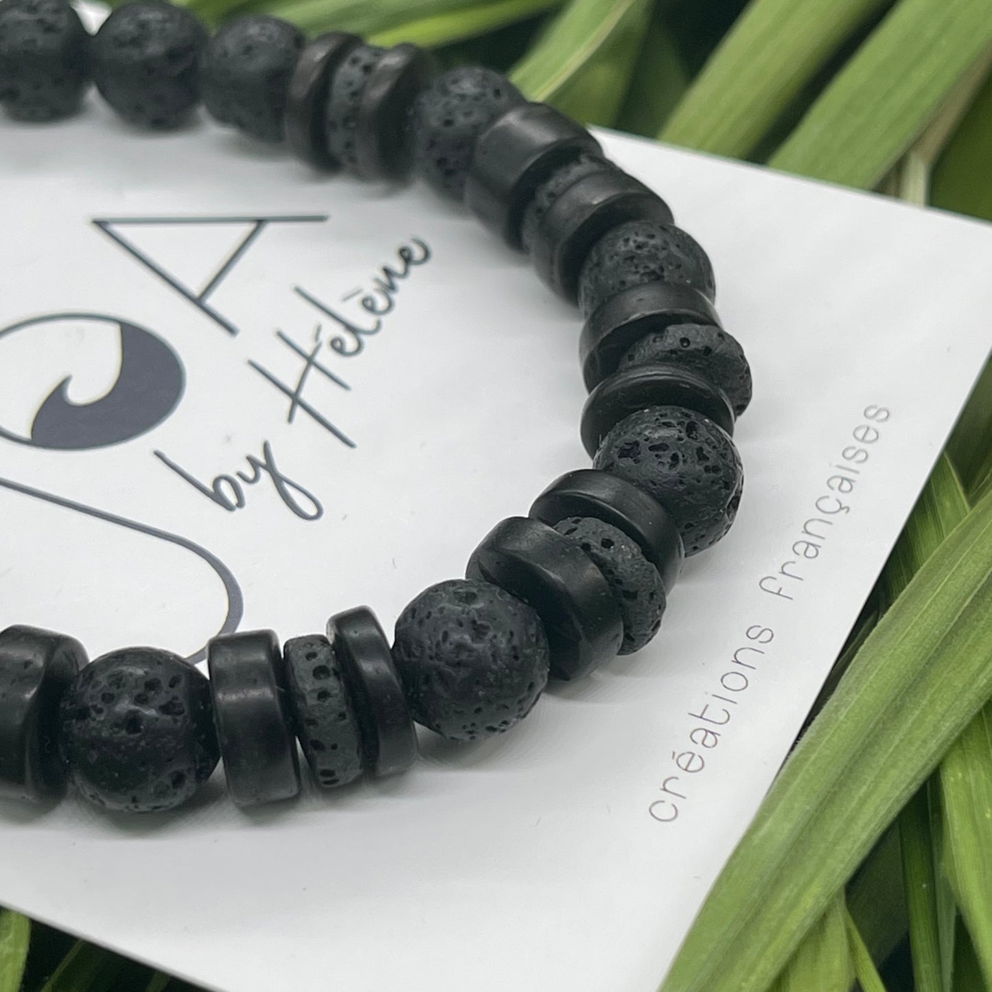 Bracelet Pierre de Lave "La Force"