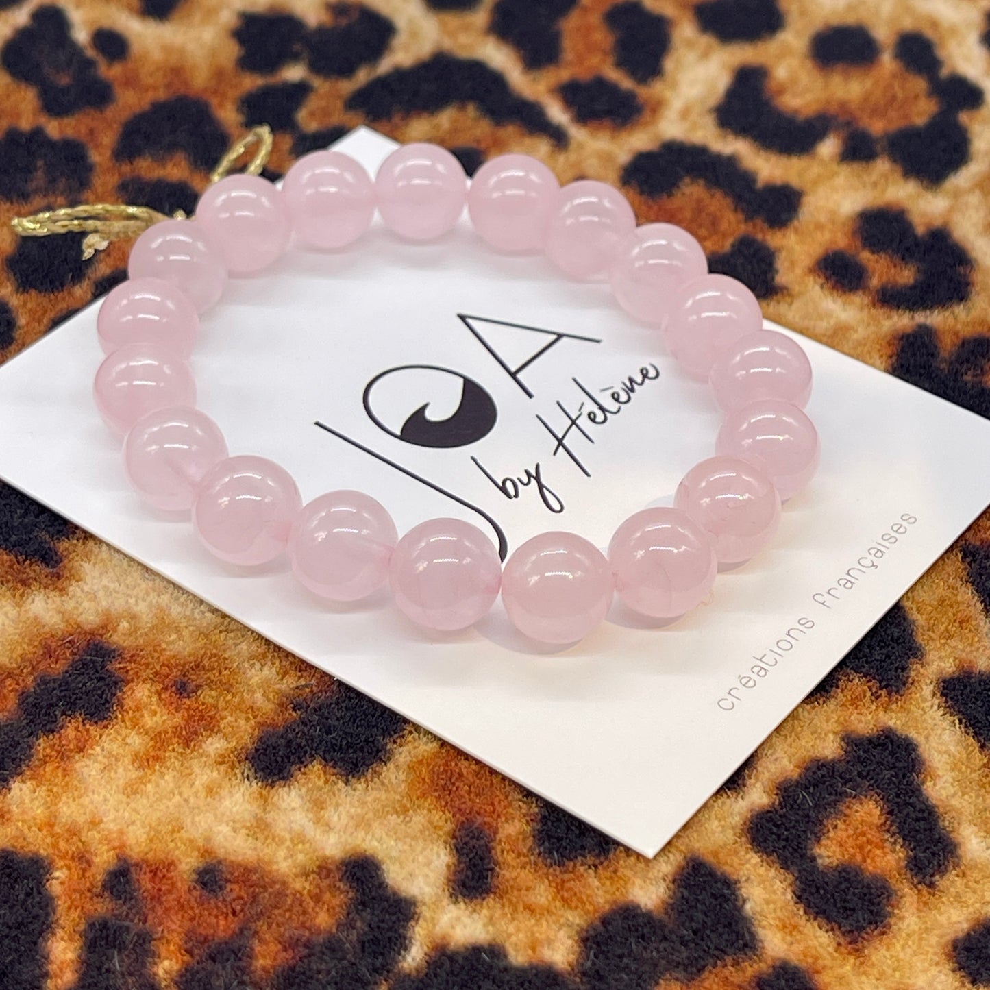 Bracelet Quartz Rose "L'amour"