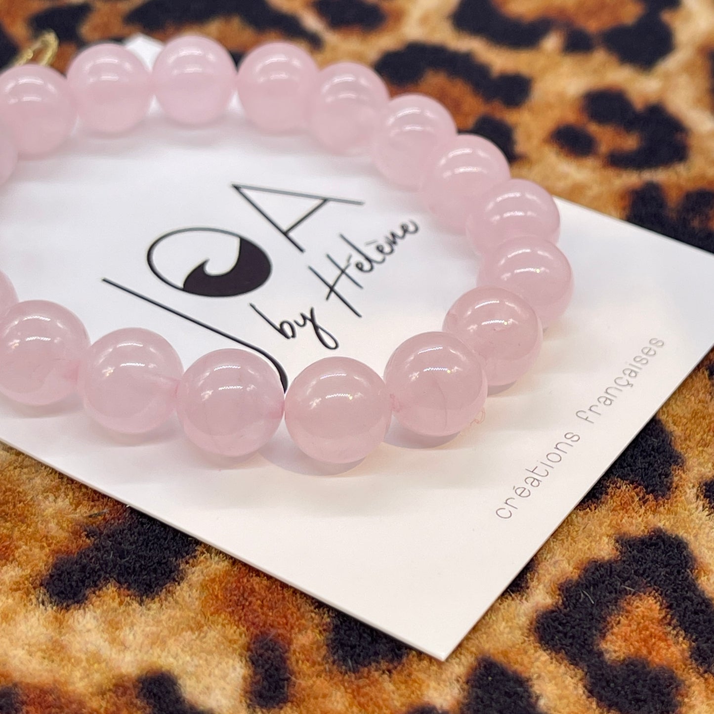Bracelet Quartz Rose "L'amour"