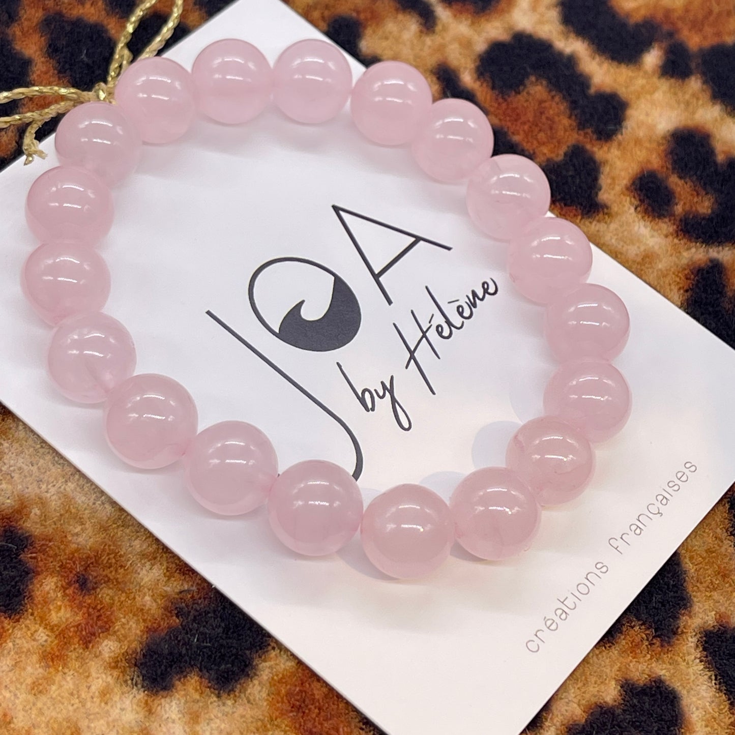 Bracelet Quartz Rose "L'amour"