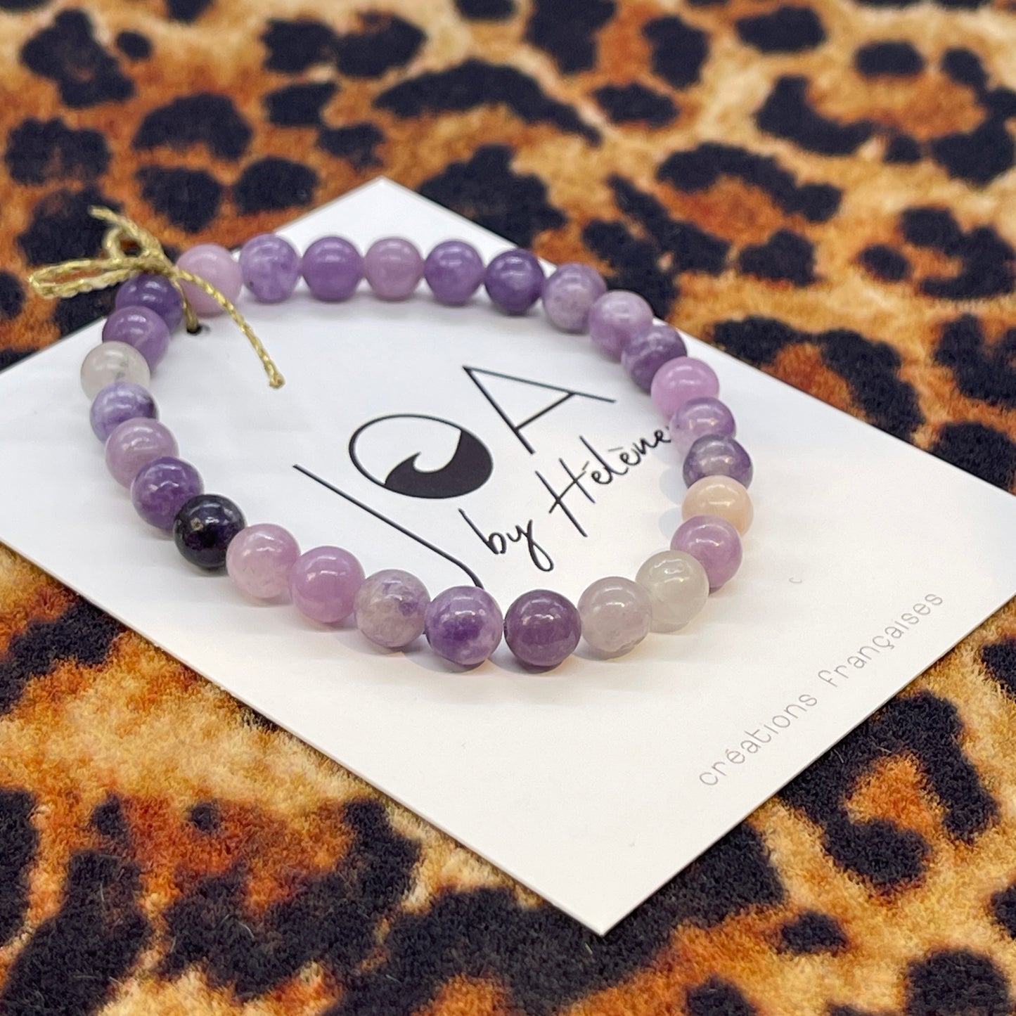 Bracelet Lépidolite "Le lâcher-prise"