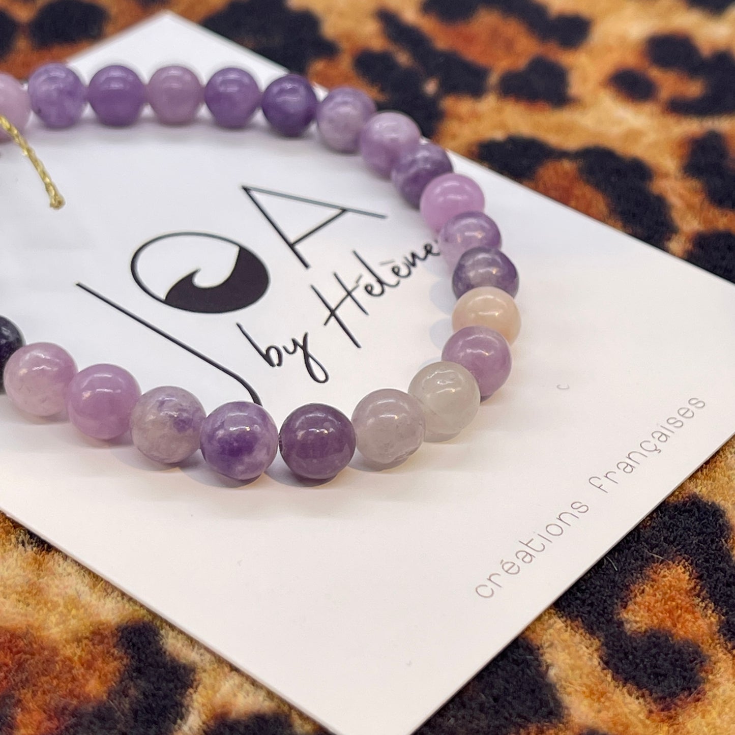 Bracelet Lépidolite "Le lâcher-prise"