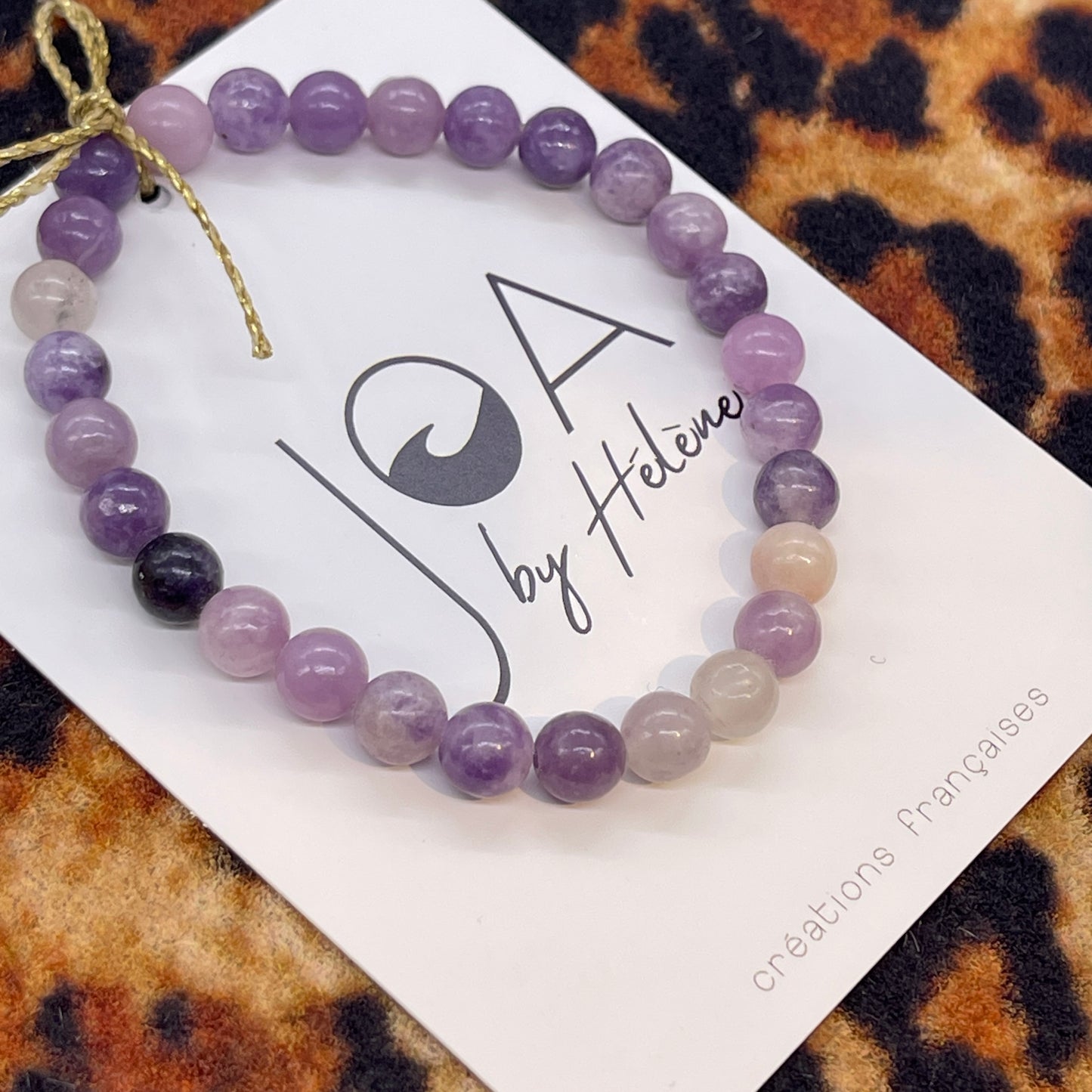 Bracelet Lépidolite "Le lâcher-prise"