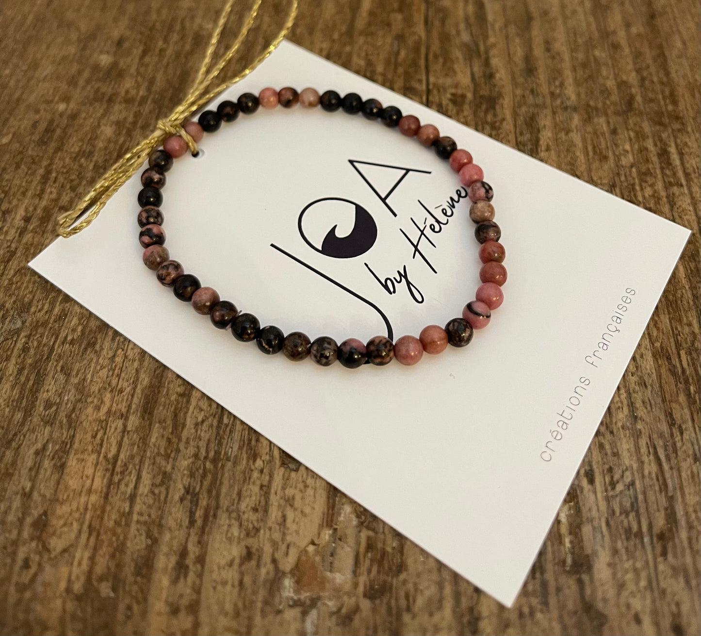 Bracelet Rhodonite "L'Equilibre"