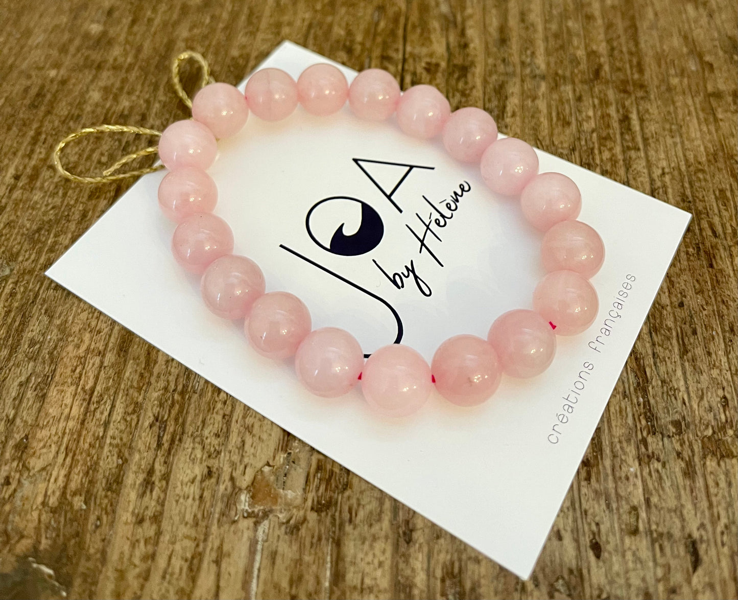 Bracelet Quartz Rose "L'Amour"