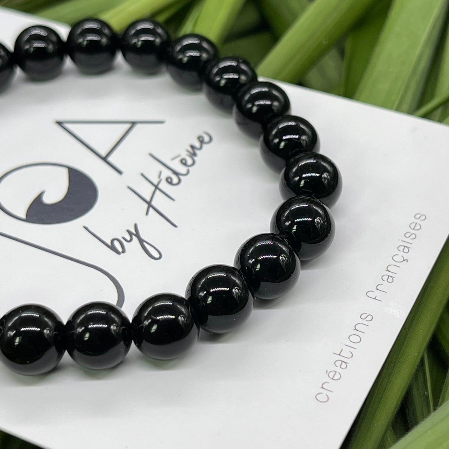 Bracelet Onyx Noir " La Force"