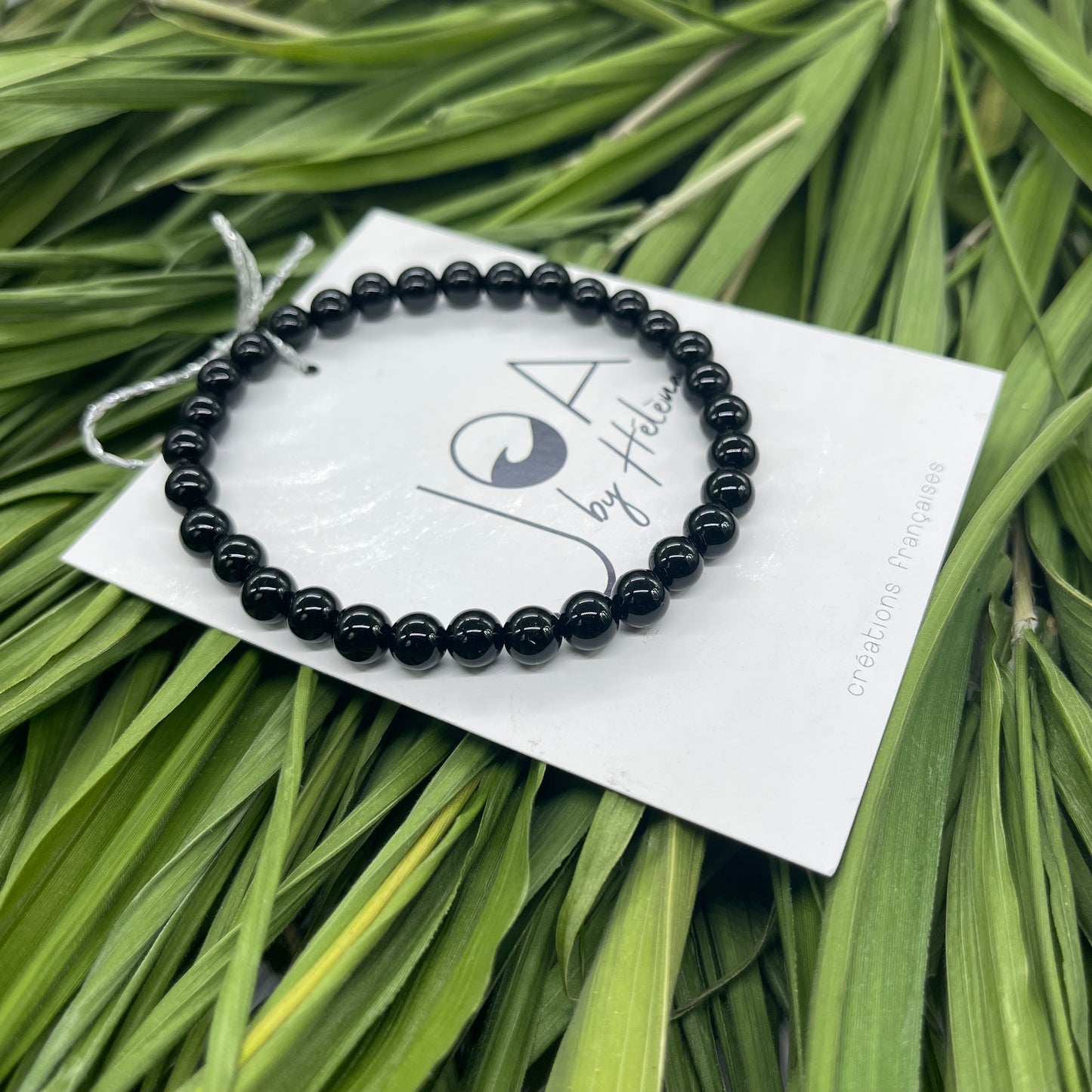 Bracelet Onyx Noir " La Force"