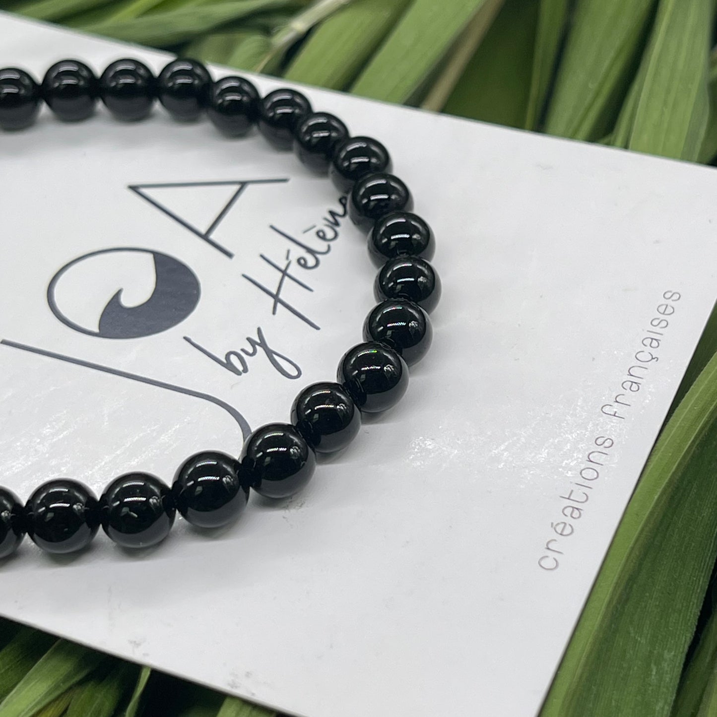 Bracelet Onyx Noir " La Force"