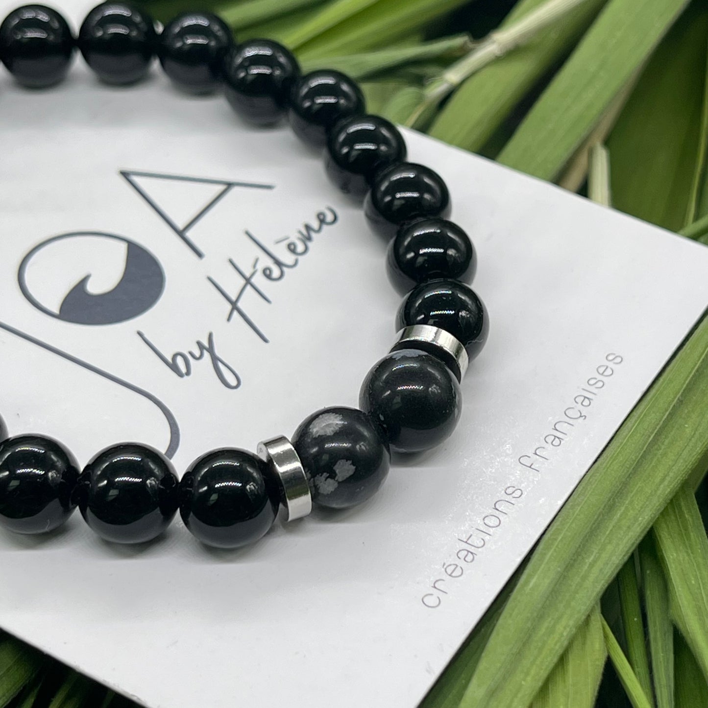 Bracelet Obsidienne Noire" La Protection"