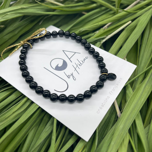 Bracelet Obsidienne Noire" La Protection"