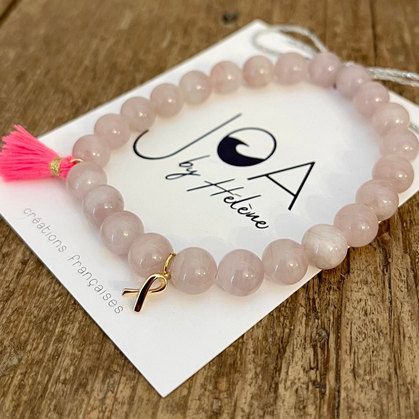 Bracelet Quartz Rose "L'Amour"