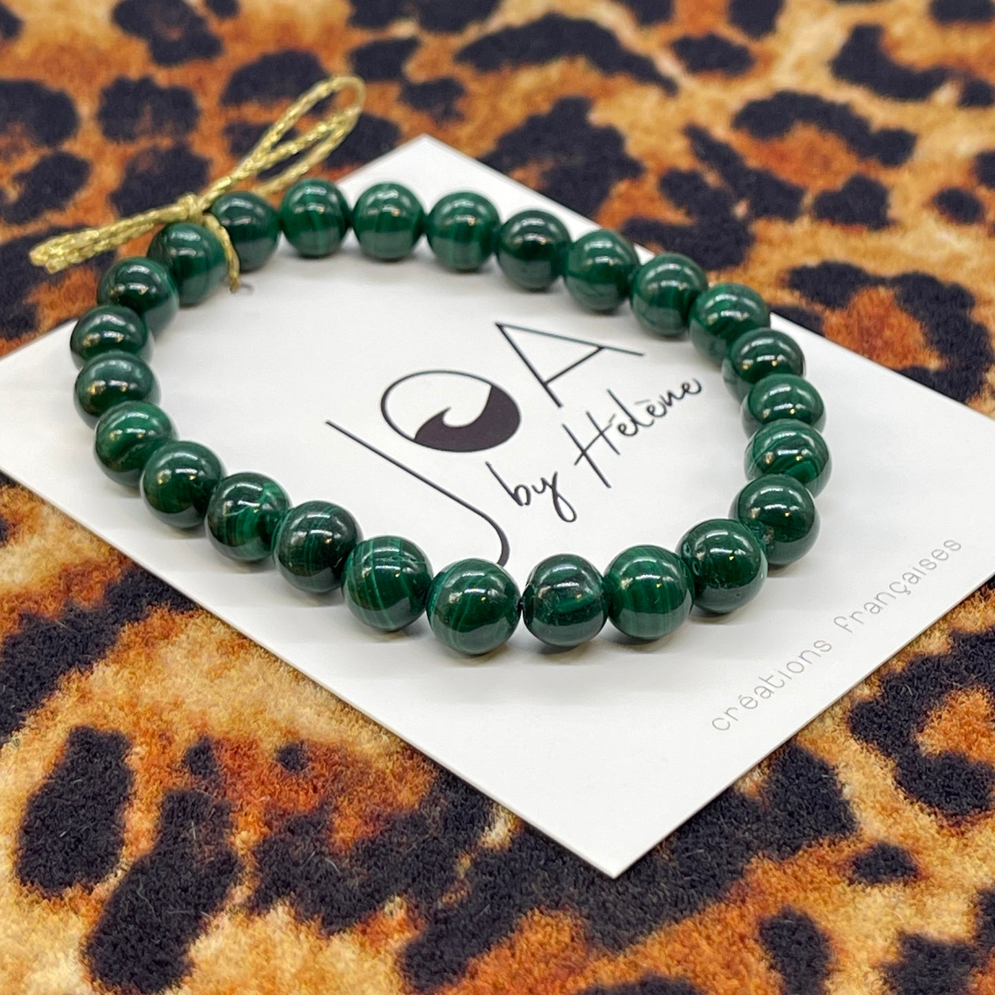 Bracelet Malachite "La puissance"