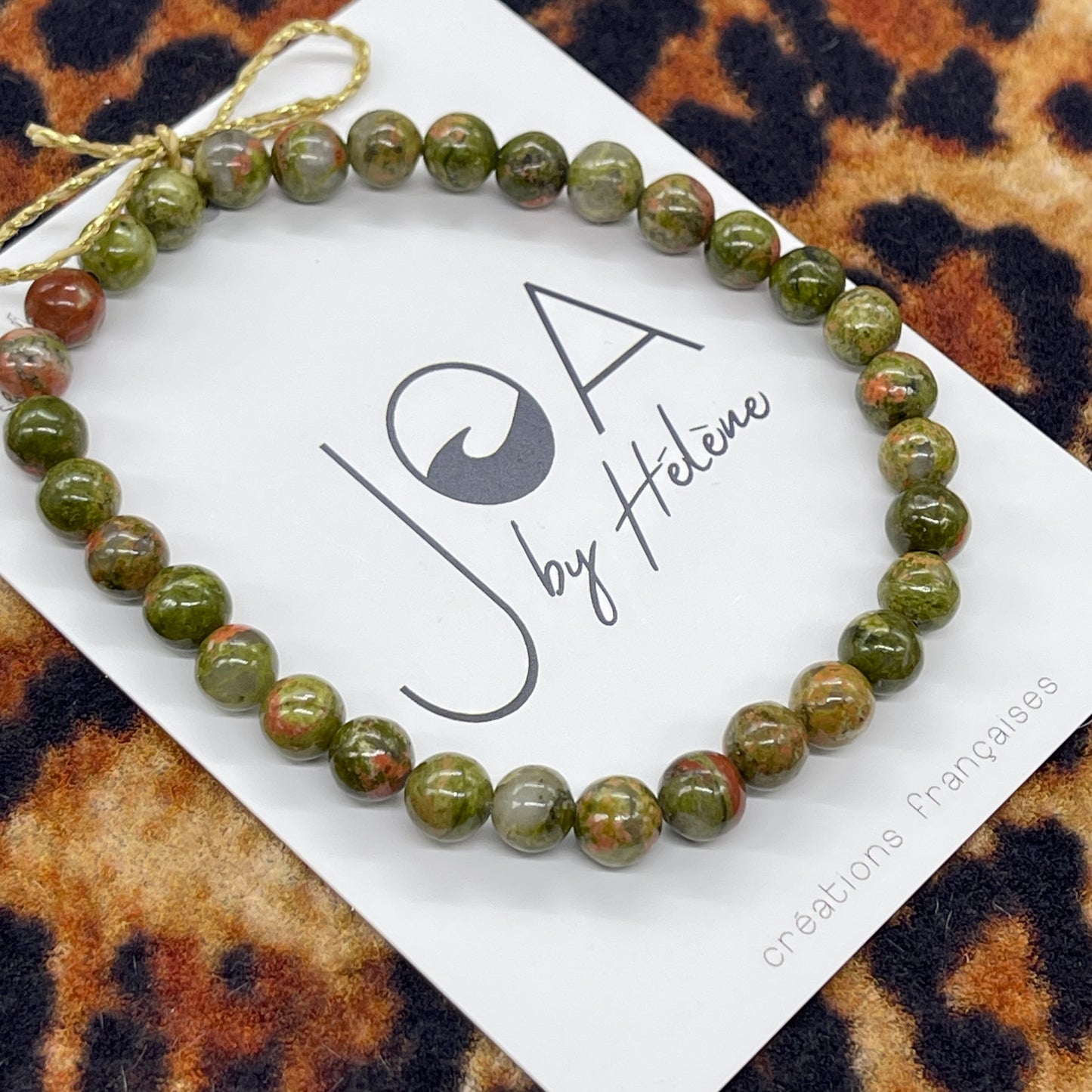 Bracelet Unakite "L'harmonie"